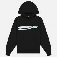 Мужская толстовка  Stretch Hoodie, цвет чёрный, размер S Stussy