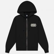 Мужская толстовка  Champion Oval Zip Hoodie, цвет чёрный, размер L Stussy