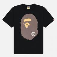 Мужская футболка  Big Ape Head, цвет чёрный, размер S A BATHING APE®