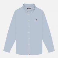 Мужская рубашка  One Point Oxford, цвет голубой, размер M A BATHING APE®