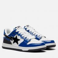 Мужские кроссовки  BAPE SK8 STA #2, цвет синий, размер 44 EU A BATHING APE®