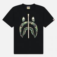 Мужская футболка  ABC Camo Shark, цвет чёрный, размер M A BATHING APE®