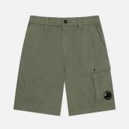 Мужские шорты  50 Fili Stretch Loose Lens Cargo, цвет зелёный, размер 48 C.P. COMPANY