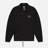Мужская рубашка  Chrome-R Zipped Lens Overshirt, цвет чёрный, размер L C.P. COMPANY
