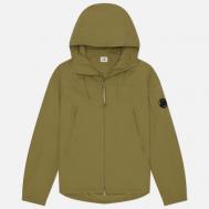 Мужская куртка ветровка  Pro-Tek Hooded Lens, цвет оливковый, размер M C.P. COMPANY