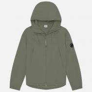 Мужская куртка ветровка  Pro-Tek Hooded Lens, цвет зелёный, размер M C.P. COMPANY