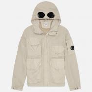 Мужская куртка ветровка  Flatt Nylon Goggle Hooded, цвет серый, размер M C.P. COMPANY