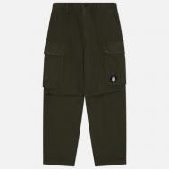 Мужские брюки  Micro-Reps Boxy Cargo Lens, цвет оливковый, размер 52 C.P. COMPANY