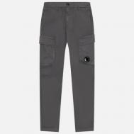 Мужские брюки  Stretch Sateen Ergonomic Side Pockets Cargo , цвет серый, размер 52 C.P. COMPANY