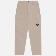 Мужские брюки  Cotton Gabardine Loose Fit Cargo, цвет серый, размер 48 C.P. COMPANY