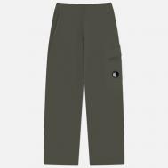 Мужские брюки  Diagonal Raised Fleece Cargo Regular Fit, цвет серый, размер XXL C.P. COMPANY