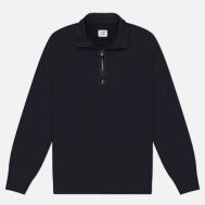 Мужская толстовка  Diagonal Raised Fleece Half Zip Lens Regular, цвет синий, размер XL C.P. COMPANY