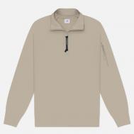 Мужская толстовка  Diagonal Raised Fleece Half Zip Lens Regular, цвет серый, размер L C.P. COMPANY