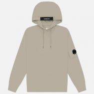 Мужская толстовка  Diagonal Raised Fleece Lens Regular Fit Hoodie, цвет серый, размер XL C.P. COMPANY