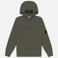 Мужская толстовка  Diagonal Raised Fleece Lens Regular Fit Hoodie, цвет серый, размер XXL C.P. COMPANY