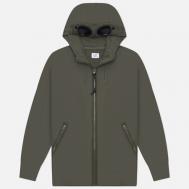 Мужская толстовка  Diagonal Raised Fleece Goggle Hoodie Regular, цвет серый, размер XXL C.P. COMPANY