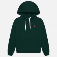 Женская толстовка  Embroidered Logo Hoodie, цвет зелёный, размер M Polo Ralph Lauren