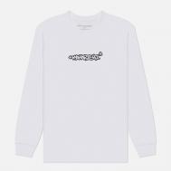 Мужской лонгслив  Swirling Snowflake, цвет белый, размер M MAHARISHI