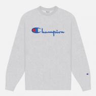 Мужская толстовка  Pinnacle Heavyweight Brushed Fleece Interior Crewneck, цвет серый, размер S CHAMPION REVERSE WEAVE