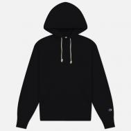 Мужская толстовка  Pinnacle Lightweight Fleece Hoodie Relax Fit, цвет чёрный, размер XXL CHAMPION REVERSE WEAVE