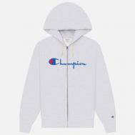 Мужская толстовка  Pinnacle Heavyweight Full-Zip Fleece Hoodie, цвет серый, размер S CHAMPION REVERSE WEAVE