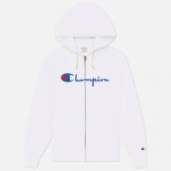 Мужская толстовка  Pinnacle Heavyweight Full-Zip Fleece Hoodie, цвет белый, размер M CHAMPION REVERSE WEAVE