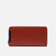Кошелек  Notch Leather Round Zipper, цвет оранжевый Master-Piece