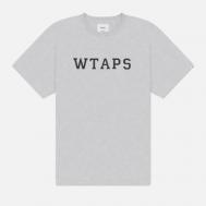 Мужская футболка  Academy 01, цвет серый, размер S WTAPS®