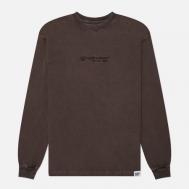 Мужской лонгслив  Pigment Dyed Crewneck, цвет коричневый, размер L Neighborhood