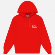 Мужская толстовка  Heavy Weight Pullover Hoodie Type 6, цвет красный, размер S WACKO MARIA