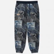 Мужские брюки  Heritage Seagull Pocket All Over Digital Print, цвет синий, размер XL Evisu