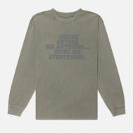 Мужской лонгслив  Vintage Fire Daicock, цвет серый, размер XXL Evisu