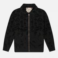 Мужская джинсовая куртка  Heritage Skull Flocking Denim, цвет чёрный, размер XXL Evisu