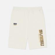 Мужские шорты  Heritage Brocade Patch, цвет белый, размер S Evisu