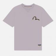 Мужская футболка  Heritage Kanji Printed, цвет фиолетовый, размер XXL Evisu
