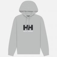 Мужская толстовка  HH Logo Hoodie 2.0, цвет серый, размер S Helly Hansen