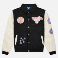 Мужская куртка бомбер  1990 Varsity, цвет чёрный, размер S MARKET