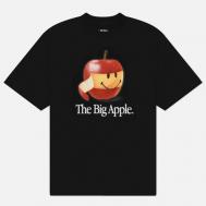 Мужская футболка  Smiley Big Apple, цвет чёрный, размер XL MARKET