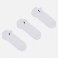 Комплект носков  Mini Pony Ghost 3-Pack, цвет белый, размер 40-46 EU Polo Ralph Lauren