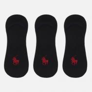 Комплект носков  Lightweight Liner 3-Pack, цвет чёрный, размер 40-46 EU Polo Ralph Lauren