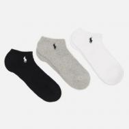Комплект носков  Cotton-Blend Low-Cut 6-Pack, цвет комбинированный, размер 40-46 EU Polo Ralph Lauren