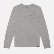 Мужской лонгслив  Capilene Cool Daily Graphic Water Boardshort Logo, цвет серый, размер S Patagonia