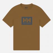 Мужская футболка  HH Box 2.0, цвет оливковый, размер XL Helly Hansen