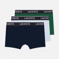 Комплект мужских трусов  Trunks 3-Pack, цвет комбинированный, размер XL Lacoste Underwear
