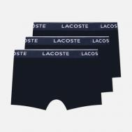 Комплект мужских трусов  3-Pack Boxers, цвет синий, размер XXL Lacoste Underwear