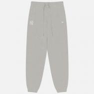 Мужские брюки  MLB NY Yankees Essential Joggers, цвет серый, размер L New Era