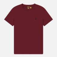 Мужская футболка  Classic Crew Neck 26/1 Jersey, цвет бордовый, размер XL Polo Ralph Lauren