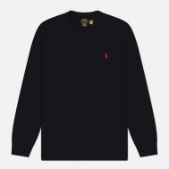 Мужской лонгслив  Embroidered Logo Classic Fit, цвет чёрный, размер L Polo Ralph Lauren