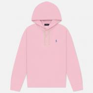 Мужская толстовка  Embroidered Pony Fleece Hoodie, цвет розовый, размер L Polo Ralph Lauren