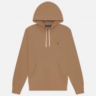 Мужская толстовка  Embroidered Pony Fleece Hoodie, цвет коричневый, размер L Polo Ralph Lauren